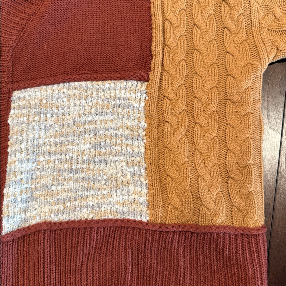 POL NWOT Multicolor Patchwork Cardigan - Picture 10 of 12